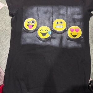 Black Emoination Graphic Tee